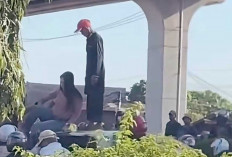  Angkot Kertapati-Ampera Terbalik di Pangkal Ampera, Penumpang Berteriak Minta Tolong,