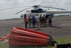 Titik Hotspot Meningkat, Lanud SMH Palembang Siagakan 7 Helikopter Water Bombing