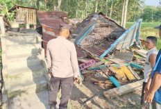 Rumah Roboh bukan karena Angin-Hujan, Kapolsek Tanjang Raja: Struktur Utama Lapuk