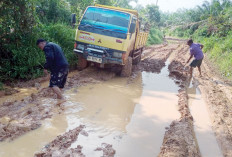 Akses Jalan Desa Sindang Laya–Mukti Karya Lumpuh, Warga Terisolasi, Sembako Langka