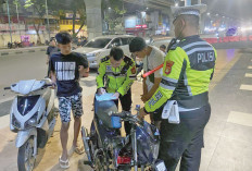 Tekan Balap Liar, Kandangkan 16 Motor, Lantaran Gunakan Knalpot Brong, Pemilik Ditilang