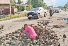 Gotong Royong, Timbun Lubang Ruas Jalinteng