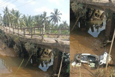 Dana Hibah Belum Cair, Kondisi Jembatan Bintaran Banyuasin Makin Memprihatinkan