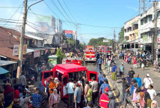 Akibat Regulator Gas Bocor, RM Putri Pinang di Kawasan Pasar Lemabang Terbakar
