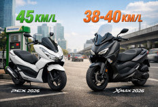 Tes Nyata Konsumsi BBM: Honda PCX 2026 vs Yamaha Xmax 2026