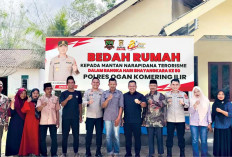  Tak Pandang Bulu, Polres OKI Bedah Rumah Mantan Napi Teroris