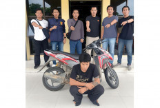 Traktir Tuak, Bawa Kabur Motor