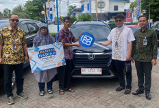 Tak Berhenti Ucap  Syukur Sukardi Terima  Grand Prize 1 (satu) Unit Mobil Honda  BRV dari  BANK BRI 