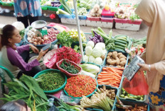 Harga Pangan di Pasar Km 5, Udang Masih Jadi Primadona