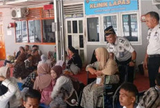 Tangis dan Pelukan Jadi Bahasa Rindu di Balik Jeruji, Kunjungan Lebaran di Lapas Empat Lawang Penuh Haru