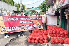 PT BMSS Gelontorkan Paket Sembako 