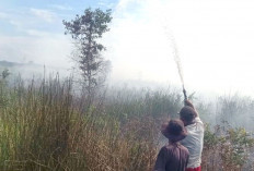 Heli Waterbombing Kembali Wara-Wiri Padamkan 3 Titik Karhutla di Kabupaten OKI 