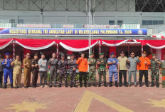 BPBD Sumsel dan Lanal palembang  Gelar Latihan Bersama Penanggulangan Bencana Hidrometeorologi dan Resistensi 