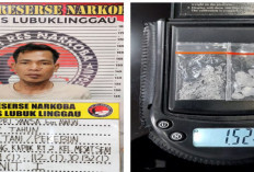 Pasutri Lubuk Linggau Ditangkap Jual Sabu, Barang Bukti Diamankan
