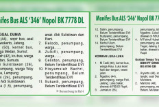 Izin Angkut Mati Hampir 2 Tahun, Bus ALS BK 7778 DL yang Tabrakan di Jalinsum Muratara, 16 Tewas Terpanggang