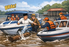 Speedboat Rombongan Bupati Banyuasin dan Wamen Transmigrasi Alami Kebocoran Usai Hantam Kayu