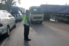 Evakuasi Gagal, Kemacetan Parah di Jalur Palembang-Betung KM 23, Ini Kendalanya!