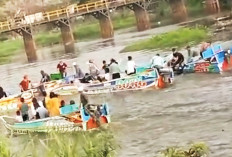 Petaka Tradisi Speedboat Ngebut, Terbalik di Sungai Ogan, 10 Remaja Tenggelam, 1 Masih Hilang
