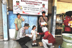 Polres OKI Gelar Aksi Sosial Cegah Stunting, dari Makanan Tambahan Balita hingga Layanan Kesehatan Gratis