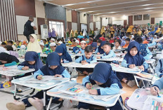 Kenalkan Koran sejak Dini, Ratusan Murid RA-TK Ikuti Lomba Mewarnai