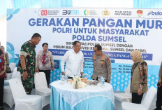 Kapolda Sumsel Lepas Kick Off Gerakan Pangan Murah Polri di Palembang