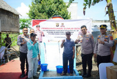 Kapolres OKI Resmikan Sumur Bor untuk Penuhi Air Bersih dan Dukung Pertanian Jagung Warga