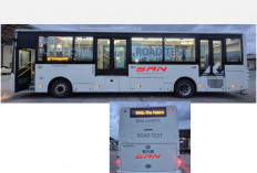 PO SAN Gelar Road Test Bus Listrik,  Lintasi Jakarta–Bengkulu–Palembang