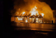 Tengah Malam, Api Lahap Tujuh Rumah di Sungai Lilin
