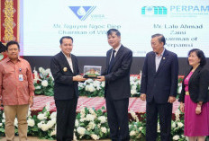 Pj Gubernur Sumsel Teken MoU Dengan Delegasi Perusahaan Air Minum Vietnam. Ternyata Kerja Sama Ini