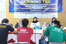 Lapas Empat Lawang Gelar Skrining TBC, Jaga Kesehatan Warga Binaan