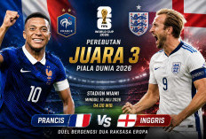 Prancis vs Inggris, Duel Bergengsi Berebut Juara 3 Piala Dunia 2026