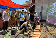 Peletakan Batu Pertama Program Rumah Layak Huni di Ogan Ilir