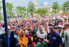 Senam Sehat Bersama Ratu Dewa, Ribuan Warga Antusias Ikut