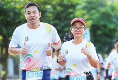 Antusias Daftar Sumeks Musi Run 2024, Runner Asal  Lampung Ajak Keluarga