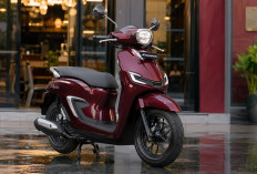 Motor Stylo Burgundy Jadi Primadona Baru, Tampil Elegan dengan Sentuhan Premium