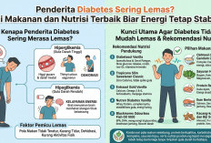 Penderita Diabetes Sering Lemas? Ini Makanan dan Nutrisi Terbaik Biar Energi Tetap Stabil