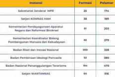 Jelang Ditutup 6 September, Pelamar CPNS 2024 Capai 2 juta Orang, Berikut 20 Instansi Sepi Peminat