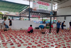 Masjid Agung Muara Enim Salurkan 700 Paket Daging Kurban