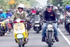  Lepaskan Penat Setelah Pilkada, Herman Deru dan Muchendi Riding Menyala Bersama Komunitas Motor dan Ojek 