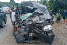Kecelakaan di Jalan Lintas Prabumulih-Muara Enim, GranMax Tabrak Truk dan Motor