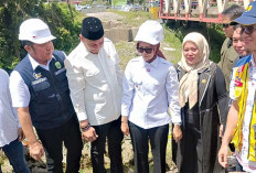 Gubernur Sumsel Lakukan Prosesi Peletakan Batu Pertama Pembangunan Kembali Jembatan Air Lawai B