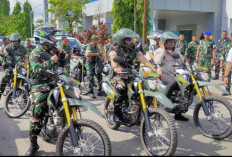 Danrem 044/Gapo Tinjau Persiapan Pilkada OKU dengan Patroli Keliling