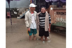 Sungai Wall di OKU Meluap, Kades Ingatkan Warga Akan Hal Ini