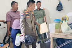 Rumah Bedeng Digerebek,  Sita Jeriken Berisi Miras 