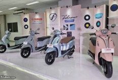 Yamaha Grand Filano Lux 2026 Royal Iron, Sentuhan Abu-Abu Elegan yang Bikin Skutik Retro Naik Kelas