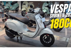 Shock! Vespa Sprint 180 2026 Tampil Sangar, Teknologi Canggihnya Bikin Rival Ketar-Ketir