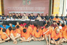 Polrestabes Palembang Paling Produktif, Tangkap 110 Pelaku Kejahatan dalam 20 Hari Operasi Pekat 1 Musi 2024