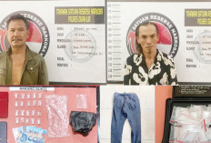 Amankan 2 Pengedar dan 20 paket Sabu-Sabu