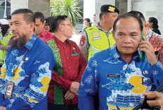 Batik Motif Perahu Kajang Jadi Pakaian Dinas, Icon OKI dan Alat Transportasi Bersejarah  