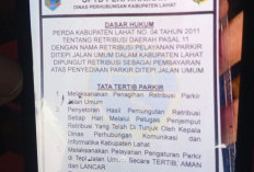 Oknum Juru Parkir Masih Catut Nama Dishub Lahat, Warga Diminta Lebih Waspada